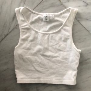 White Crop Top